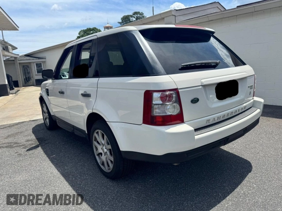 2009 Land Rover Range Rover Sport HSE with VIN SALSK25439A202406, listed as a Copart auction lot 58450095 with 202,277 mi miles and Clean title. Bid and sale history available at DreamBid. Image 3.