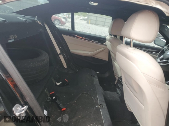 2017 BMW 5 Series 540i with VIN WBAJE5C37HG913993, listed as a Copart auction lot 51420545 with 74,320 mi miles and Salvage title. Bid and sale history available at DreamBid. Image 10.