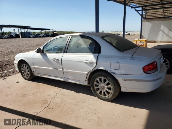 2003 Hyundai Sonata GLS with VIN KMHWF35H43A876198, listed as a Copart auction lot 45571305 with 134,928 mi miles and Clean Title. Bid and sale history available at carsss.com. Image 2.