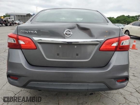 2017 Nissan Sentra S with VIN 3N1AB7AP2HY208534, listed as a Copart auction lot 55884165 with 126,828 mi miles and Clean Title. Bid and sale history available at DreamBid. Image 6.