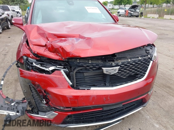 2024 Cadillac XT6 AWD Premium Luxury with VIN 1GYKPDRSXRZ724989, listed as a IAAI auction lot 42378559 with 22,520 mi miles and . Bid and sale history available at DreamBid. Image 6.