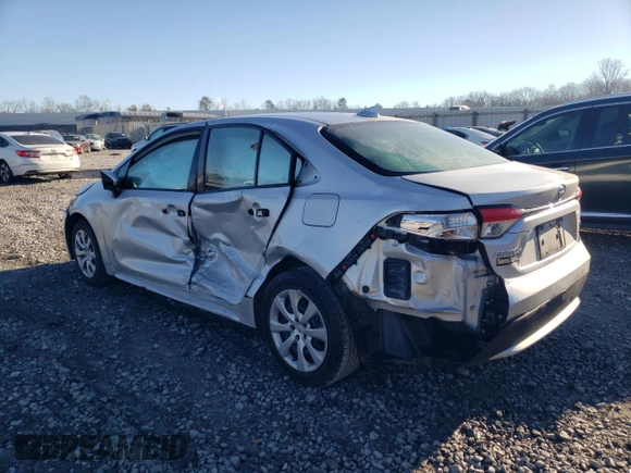2021 Toyota Corolla LE with VIN 5YFEPMAE4MP157013, listed as a Copart auction lot 88683045 with 79,602 mi miles and Salvage Title. Bid and sale history available at DreamBid. Image 2.