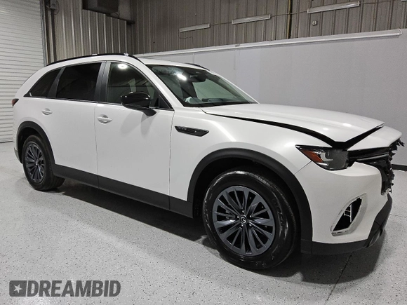 2025 Mazda CX-70 Preferred with VIN JM3KJBHD2S1115034, listed as a Copart auction lot 53848365 with 15,626 mi miles and Clean Title. Bid and sale history available at DreamBid. Image 4.