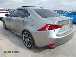 2015 Lexus IS 250 with VIN JTHBF1D27F5050784, listed as a IAAI auction lot 41767657 with 156,349 mi miles. Bid and sale history available at carsss.com. Image 3.