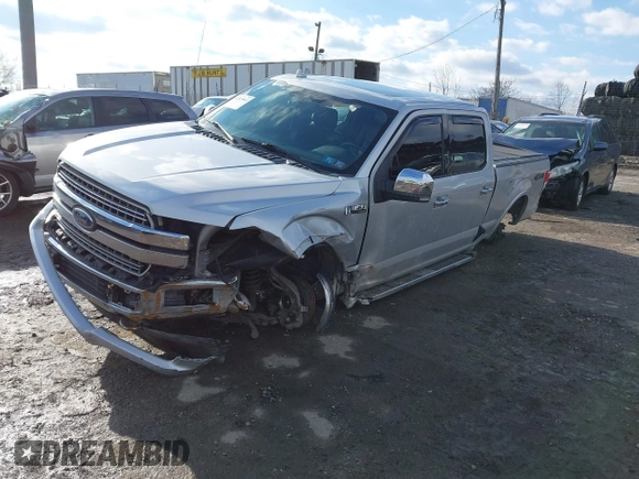 2018 Ford F-150 XL with VIN 1FTFW1E55JKD77092, listed as a IAAI auction lot 41525963 with 134,117 mi miles. Bid and sale history available at carsss.com. Image 18.