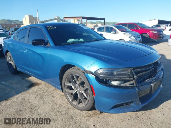 2021 Dodge Charger SXT with VIN 2C3CDXBG3MH679532, listed as a IAAI auction lot 41861575 with 42,214 mi miles. Bid and sale history available at carsss.com. Image 1.