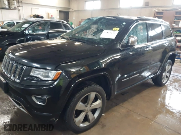 2014 Jeep Grand Cherokee Overland with VIN 1C4RJFCGXEC181159, listed as a IAAI auction lot 41861192 with 111,401 mi miles. Bid and sale history available at carsss.com. Image 2.