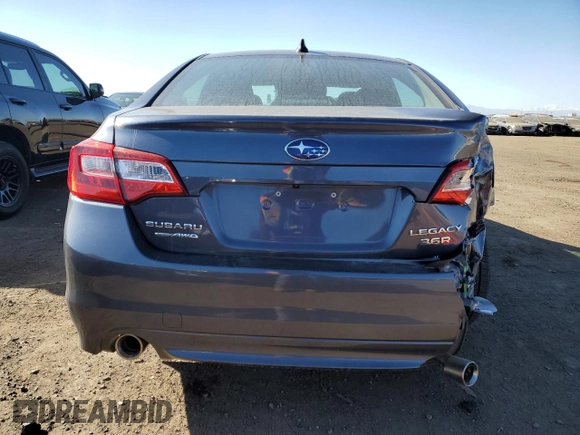 2016 Subaru Legacy 3.6R Limited with VIN 4S3BNEN60G3003901, listed as a Copart auction lot 89342045 with 54,754 mi miles and Salvage Title. Bid and sale history available at carsss.com. Image 6.
