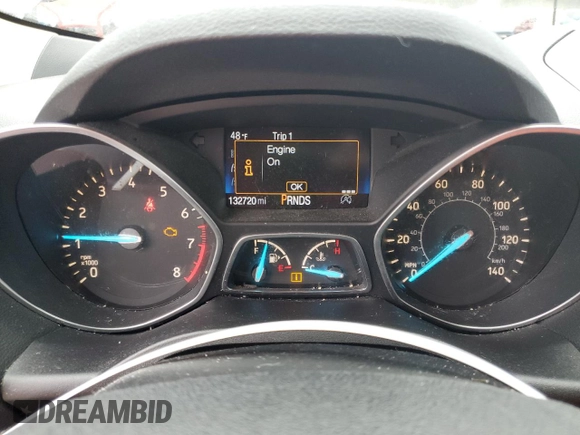 2017 Ford Escape SE with VIN 1FMCU0GD4HUC62887, listed as a Copart auction lot 52010855 with 132,720 mi miles and Clean Title. Bid and sale history available at carsss.com. Image 9.