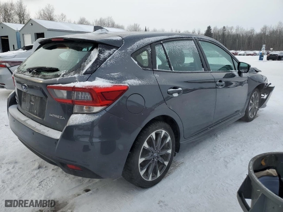 2022 Subaru Impreza Sport with VIN 4S3GTAG68N3702966, listed as a Copart auction lot 89253215 with 66,137 mi miles and Salvage Title. Bid and sale history available at carsss.com. Image 3.