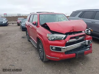 2017 Toyota 4Runner SR5 with VIN JTEZU5JR8H5151751, listed as a IAAI auction lot 41550137 with 59,250 mi miles. Bid and sale history available at carsss.com. Image 1.