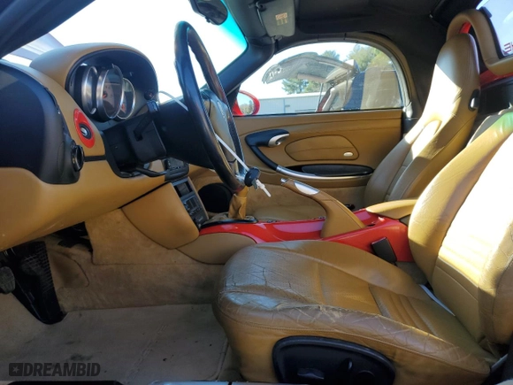 2000 Porsche Boxster S with VIN WP0CB2982YU661142, listed as a Copart auction lot 80261724 with 99,009 mi miles and Clean Title. Bid and sale history available at carsss.com. Image 7.