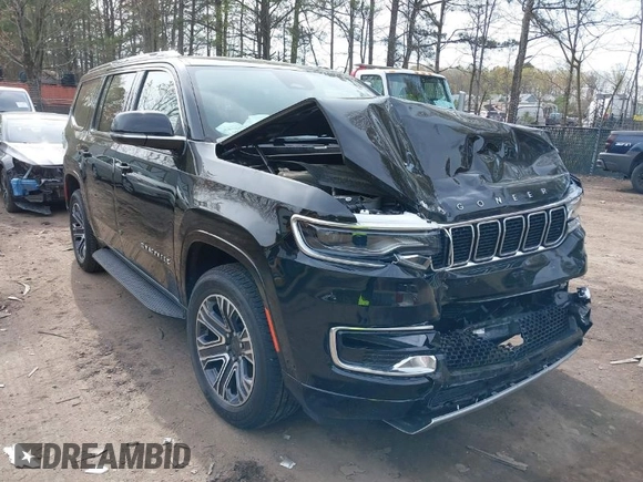 2024 Jeep Wagoneer Series II with VIN 1C4SJUBP7RS126607, listed as a IAAI auction lot 41942412 with 28,769 mi miles and . Bid and sale history available at DreamBid. Image 1.