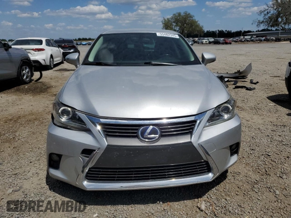 2016 Lexus CT 200h with VIN JTHKD5BH0G2272994, listed as a Copart auction lot 55482345 with 124,615 mi miles and Salvage title. Bid and sale history available at DreamBid. Image 5.