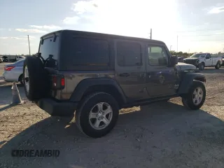 2018 Jeep Wrangler Unlimited Sport S z VIN 1C4HJXDG0JW179767, wystawiony jako Copart lot #77368014 z przebiegiem 66 156 mil mil oraz Szkoda całkowita • Salvage title. Historia ofert i sprzedaży dostępna na DreamBid. Obrazek 3.