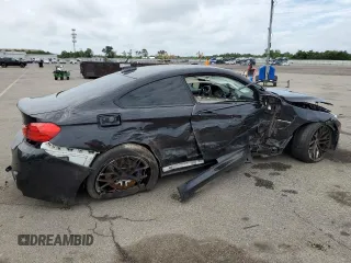2015 BMW M4 with VIN WBS3R9C59FK330840, listed as a Copart auction lot 58437333 with 0 mi miles. Bid and sale history available at carsss.com. Image 3.