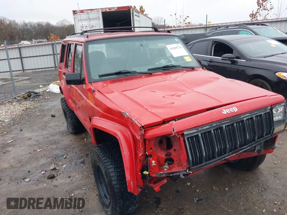 1996 Jeep Cherokee Sport with VIN 1J4FJ68S6TL299152, listed as a IAAI auction lot 41004736 with 277,819 mi miles. Bid and sale history available at carsss.com. Image 6.