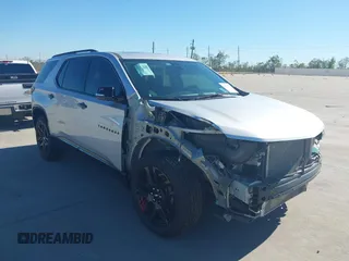2020 Chevrolet Traverse Premier with VIN 1GNERKKW0LJ161348, listed as a IAAI auction lot 40936739 with 68,472 mi miles and . Bid and sale history available at DreamBid. Image 1.