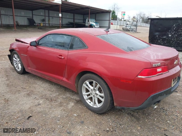 2015 Chevrolet Camaro LS with VIN 2G1FB1E35F9144762, listed as a IAAI auction lot 41111707 with 188834 miles. Bid and sale history available at carsss.com. Image 3.
