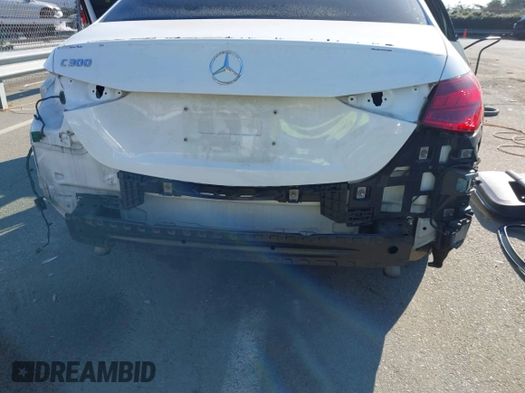 2023 Mercedes-Benz C 300 with VIN W1KAF4GB4PR108957, listed as a IAAI auction lot 41381589 with 23,496 mi miles and . Bid and sale history available at DreamBid. Image 6.