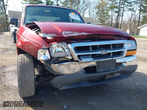 2000 Ford Ranger XL with VIN 1FTYR14V3YTA72602, listed as a IAAI auction lot 41984388 with 125,256 mi miles. Bid and sale history available at carsss.com. Image 6.