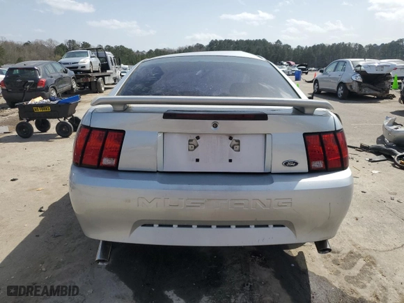 2001 Ford Mustang Standard with VIN 1FAFP40421F184961, listed as a Copart auction lot 49047805 with 0 mi miles and Salvage Title. Bid and sale history available at carsss.com. Image 6.