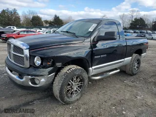 2005 Dodge Ram 1500 SLT with VIN 1D7HU16D45J528980, listed as a Copart auction lot 87503555 with 126,377 mi miles and Clean Title. Bid and sale history available at carsss.com. Image 1.