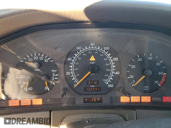 1997 Mercedes-Benz S with VIN WDBGA70G7VA338867, listed as a Copart auction lot 88729105 with 122,541 mi miles and Clean Title. Bid and sale history available at DreamBid. Image 9.