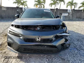 2024 Honda Civic Sedan Sport with VIN 2HGFE2F50RH545006, listed as a Copart auction lot 46313165 with 8,480 mi miles and Non Repairable. Bid and sale history available at carsss.com. Image 5.