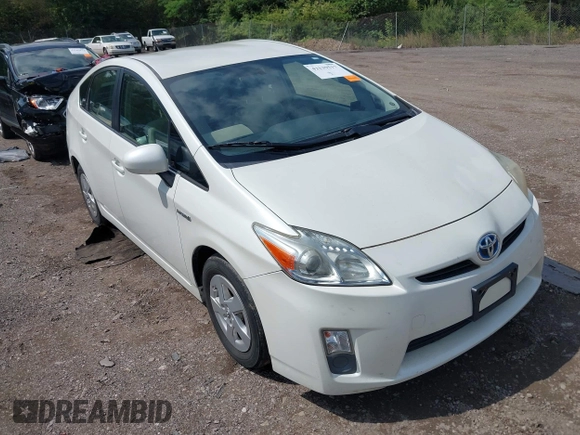 2010 Toyota Prius II with VIN JTDKN3DU7A0186713, listed as a IAAI auction lot 42139517 with 203,759 mi miles. Bid and sale history available at carsss.com. Image 1.