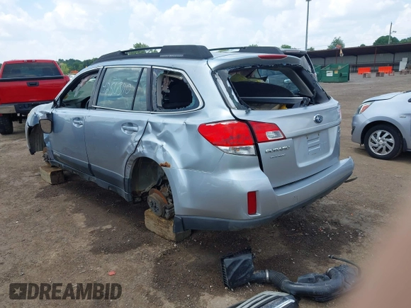 2012 Subaru Outback 2.5i with VIN 4S4BRBAC6C3291640, listed as a IAAI auction lot 42563110 with 183,383 mi miles and . Bid and sale history available at DreamBid. Image 3.