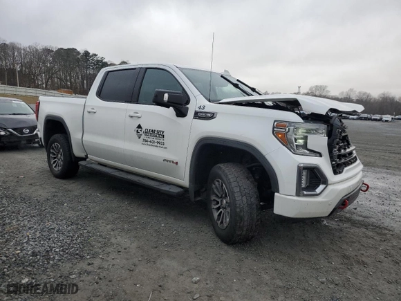 2019 GMC Sierra 1500 AT4 with VIN 3GTP9EED5KG237403, listed as a Copart auction lot 42706745 with 171,461 mi miles and Salvage Title. Bid and sale history available at carsss.com. Image 4.