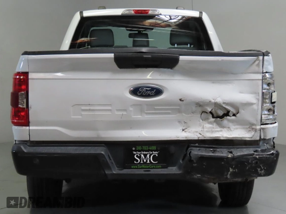 2022 Ford F-150 XL with VIN 1FTMF1CB4NKD23966, listed as a Copart auction lot 62537415 with 80,836 mi miles and Salvage title. Bid and sale history available at DreamBid. Image 6.