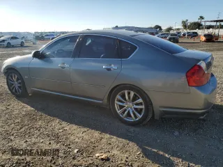 2006 Infiniti M45 Sport with VIN JNKBY01E16M205645, listed as a Copart auction lot 46121635 with 154,274 mi miles and Salvage Title. Bid and sale history available at carsss.com. Image 2.