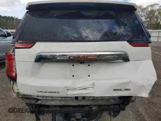 2022 GMC Yukon SLE with VIN 1GKS1AKD7NR201865, listed as a Copart auction lot 49668955 with 35,298 mi miles and Salvage Title. Bid and sale history available at carsss.com. Image 6.