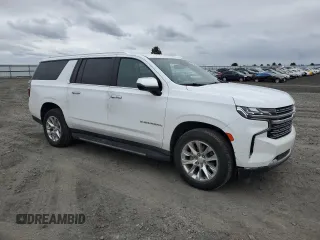 2023 Chevrolet Suburban Premier with VIN 1GNSKFKDXPR253331, listed as a Copart auction lot 52306795 with 50,363 mi miles and Clean Title. Bid and sale history available at DreamBid. Image 4.