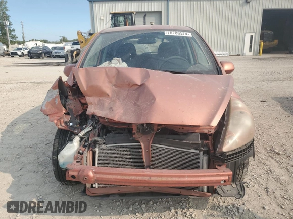 2008 Honda Fit Sport with VIN JHMGD37668S008214, listed as a Copart auction lot 70788574 with 306,614 mi miles and Salvage Title. Bid and sale history available at carsss.com. Image 5.