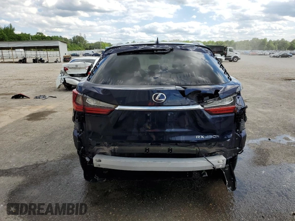 2016 Lexus RX 450h with VIN 2T2BGMCA2GC002702, listed as a Copart auction lot 55608805 with 149,056 mi miles and Salvage title. Bid and sale history available at DreamBid. Image 6.