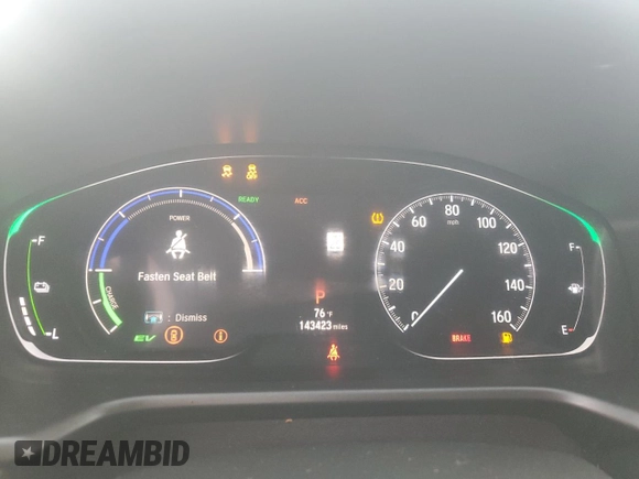 2019 Honda Accord Touring with VIN 1HGCV3F9XKA021846, listed as a Copart auction lot 57272445 with 143,423 mi miles and Salvage title. Bid and sale history available at DreamBid. Image 9.