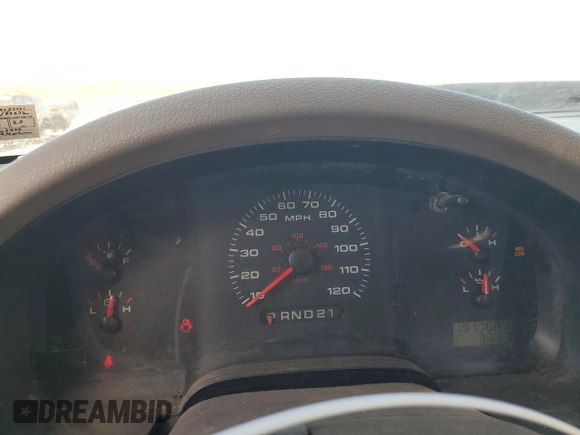 2005 Ford F-150 XL with VIN 1FTRF14W65KC37551, listed as a Copart auction lot 80317184 with 191,768 mi miles and Salvage title. Bid and sale history available at DreamBid. Image 9.