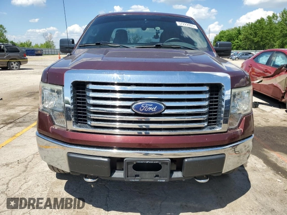 2010 Ford F-150 XL with VIN 1FTFX1EV2AKE13883, listed as a Copart auction lot 57222805 with 125,388 mi miles and Salvage title. Bid and sale history available at DreamBid. Image 5.