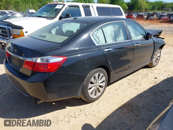 2013 Honda Accord Sdn EX-L with VIN 1HGCR2F89DA207063, listed as a IAAI auction lot 42021702 with 65,071 mi miles. Bid and sale history available at carsss.com. Image 4.