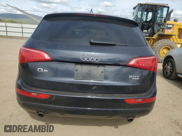 2012 Audi Q5 Premium with VIN WA1CFAFP0CA027875, listed as a Copart auction lot 46465245 with 110,856 mi miles and Salvage title. Bid and sale history available at DreamBid. Image 6.