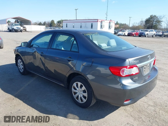 2011 Toyota Corolla L with VIN 2T1BU4EE1BC674644, listed as a IAAI auction lot 41876165 with 128,830 mi miles. Bid and sale history available at carsss.com. Image 3.