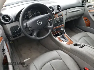 2007 Mercedes-Benz CLK 350 with VIN WDBTJ56H87F223011, listed as a Copart auction lot 45642314 with 155,996 mi miles and Salvage Title. Bid and sale history available at DreamBid. Image 8.