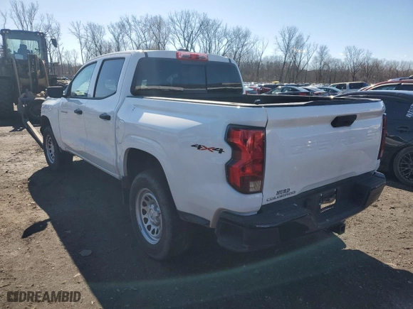2023 Chevrolet Colorado 4WD Work Truck with VIN 1GCPTBEK9P1199744, listed as a Copart auction lot 81832834 with 27,146 mi miles and Salvage Title. Bid and sale history available at carsss.com. Image 2.