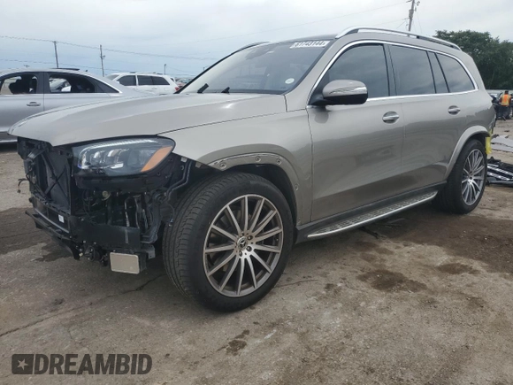 2022 Mercedes-Benz GLS 450 with VIN 4JGFF5KE3NA824618, listed as a Copart auction lot 61743144 with 8,251 mi miles and Salvage Title. Bid and sale history available at DreamBid. Image 5.