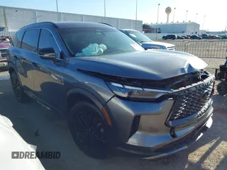 2023 Infiniti QX60 Sensory z VIN 5N1DL1GS1PC345029, wystawiony jako IAAI lot #41956704 z przebiegiem 24 561 mil mil oraz . Historia ofert i sprzedaży dostępna na DreamBid. Obrazek 1.