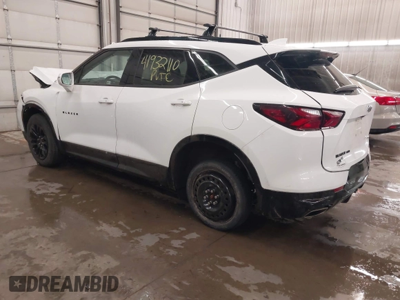 2019 Chevrolet Blazer RS with VIN 3GNKBJRS0KS687271, listed as a IAAI auction lot 41932110 with 80,051 mi miles and . Bid and sale history available at DreamBid. Image 3.
