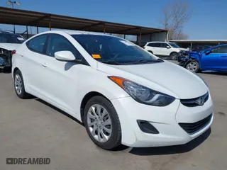 2012 Hyundai Elantra GLS PZEV with VIN 5NPDH4AE7CH073174, listed as a IAAI auction lot 41843160 with 101,380 mi miles. Bid and sale history available at carsss.com. Image 1.